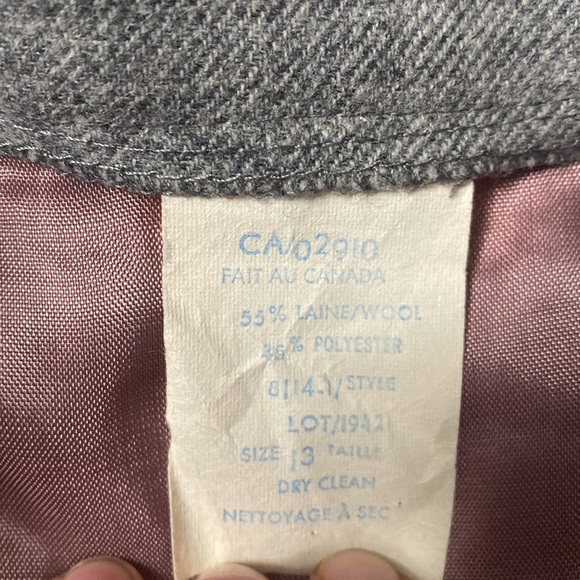 Lined wool A line skirt - Picture 3 of 6